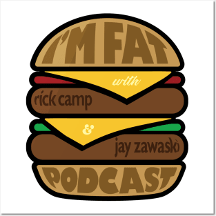 I'm Fat Podcast Logo Posters and Art